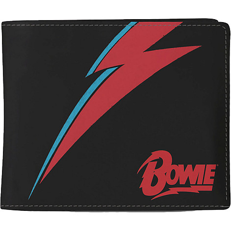 David Bowie peňaženka PU 11 x 10 x 1 cm, Lightning Black