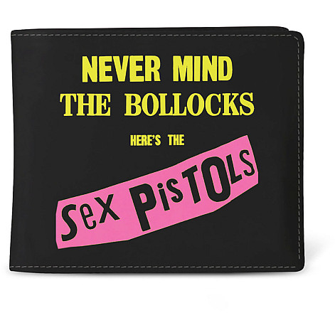 Sex Pistols peňaženka PU 11 x 10 x 1 cm, Never Mind The Bollocks Black