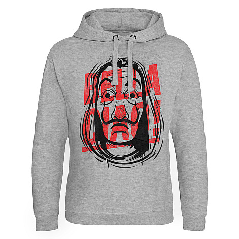 La Casa De Papel mikina, Bella Ciao Hoodie Grey, pánska