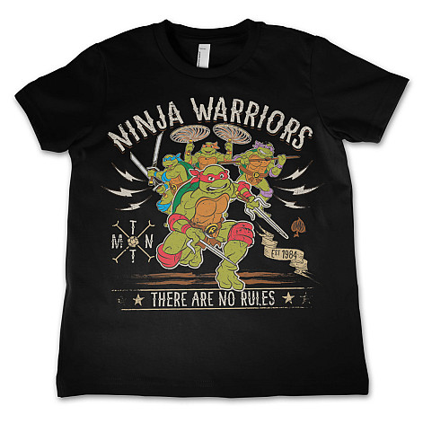 Želvy Ninja tričko, No Rules, detské