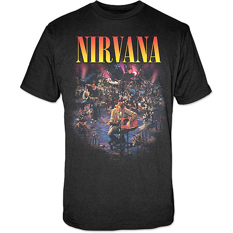 Nirvana tričko, Unplugged Photo Black, pánske