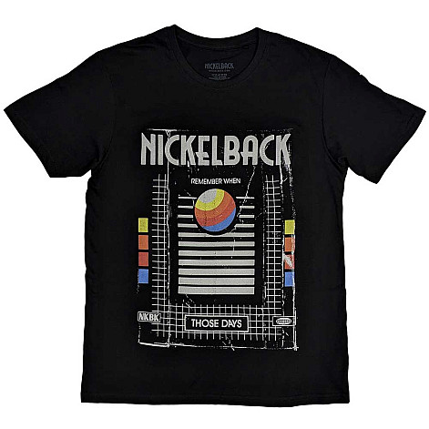 Nickelback tričko, Those Days VHS Black, pánske