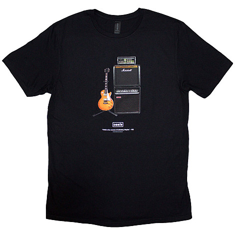 Oasis tričko, Definitely Maybe Guitar Black, pánske