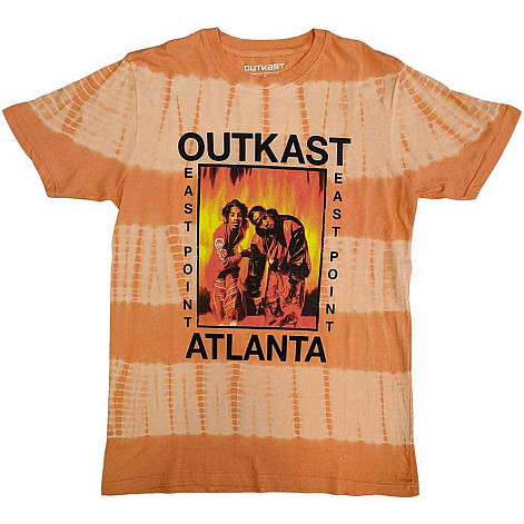 Outkast tričko, Atlanta Dye Wash Orange, pánske