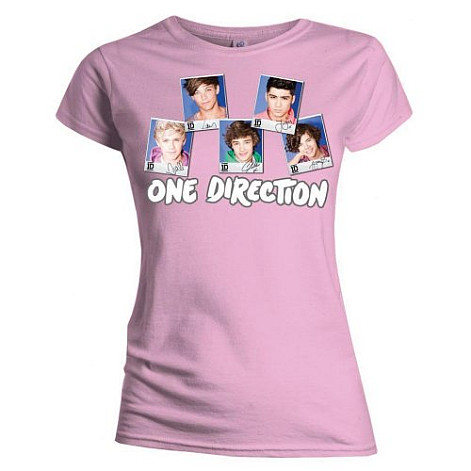One Direction tričko, Polaroid Pink, dámske