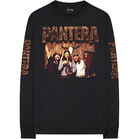 Pantera tričko dlhý rukáv, Bong Group Sleeve Print Black, pánske