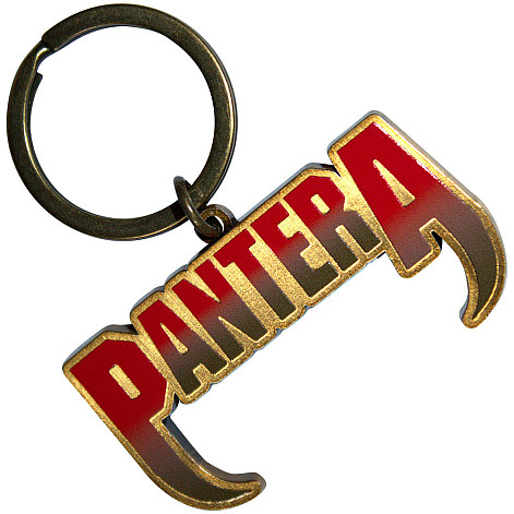 Pantera kovová kľúčenka 55mm, Fangs Logo Zinc