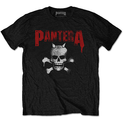 Pantera tričko, Horned Skull Stencil, pánske