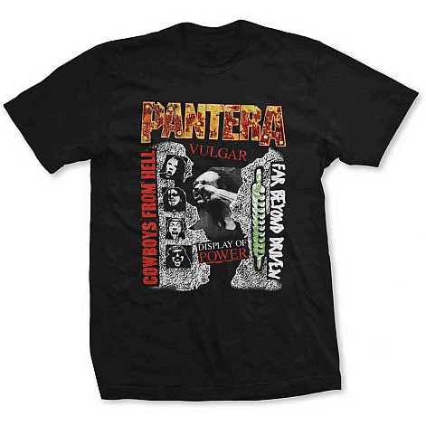 Pantera tričko, 3 Albums Black, pánske