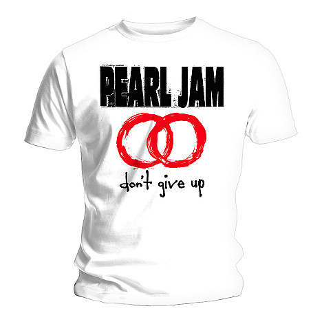 Pearl Jam tričko, Don't Give Up White, pánske
