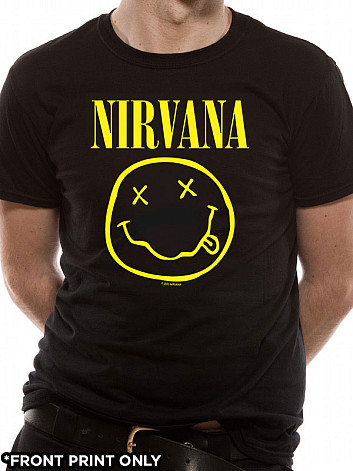Nirvana tričko, Smiley Logo FPO, pánske