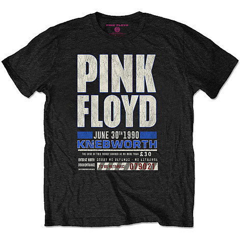 Pink Floyd tričko, Knebworth '90 Blue Black, pánske