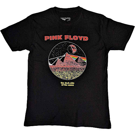 Pink Floyd tričko, Vintage Pyramids Black, pánske