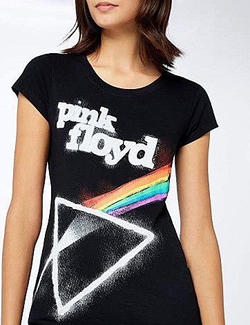 Pink Floyd tričko, DSOTM Graffiti Prism, dámske