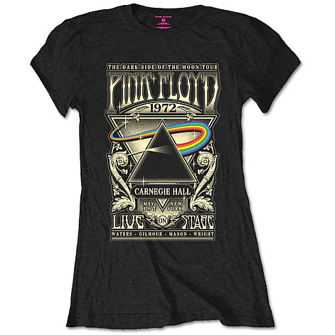 Pink Floyd tričko, Carnegie Hall Poster Girly, dámske