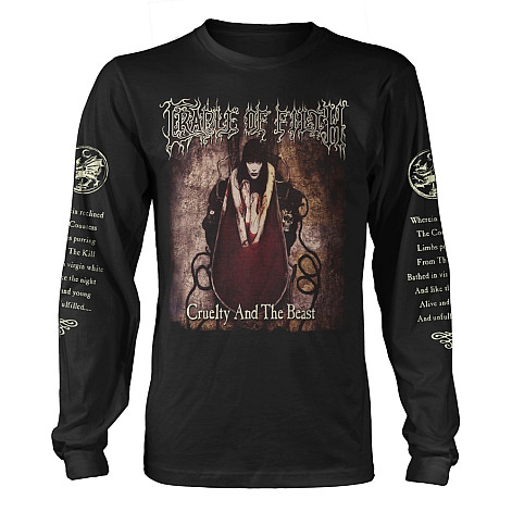 Cradle Of Filth tričko dlhý rukáv, Cruelty And The Beast, pánske