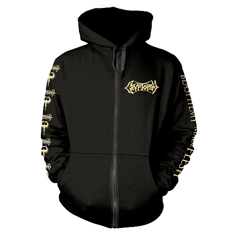 Cryptopsy mikina, Blasphemy Made Flesh Zipp BP Black, pánska