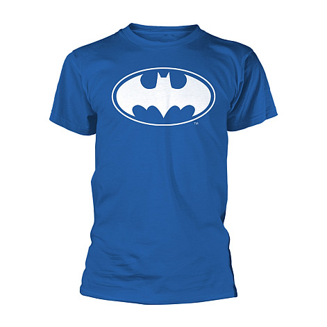 Batman tričko, White Logo Blue, pánske