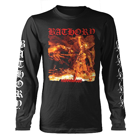 Bathory tričko dlhý rukáv, Hammerheart Tracklist BP Black, pánske