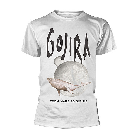 Gojira tričko, Whale From Mars Organic White, pánske