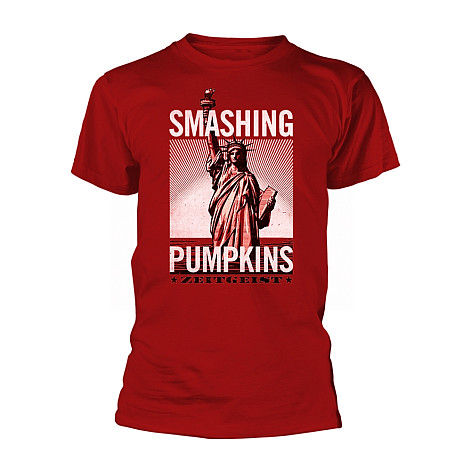 Smashing Pumpkins tričko, Zeitgeist Statue BP Red, pánske