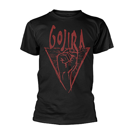 Gojira tričko, Red Power Glove Black, pánske