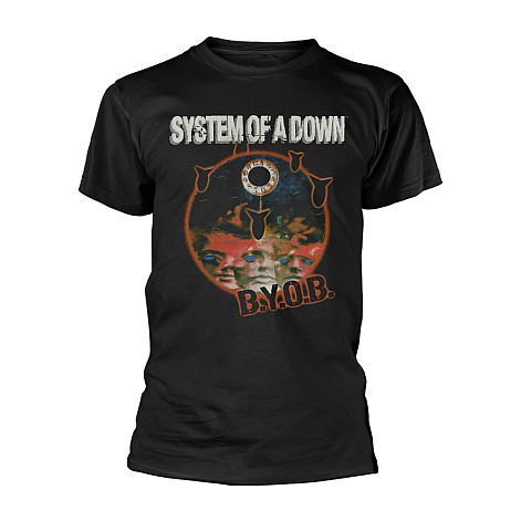 System Of A Down tričko, B.Y.O.B. Black, pánske