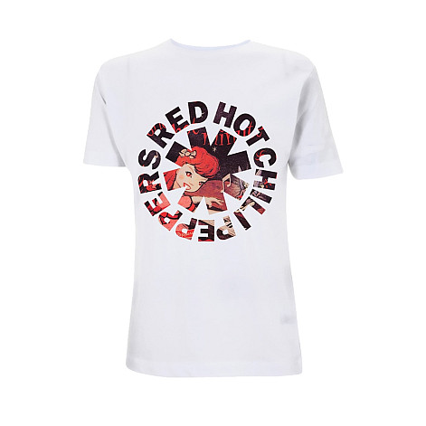 Red Hot Chili Peppers tričko, One Hot Asterisk White, pánske
