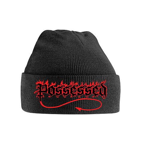 Possessed zimný bavlněný čiapka, Logo Black, unisex
