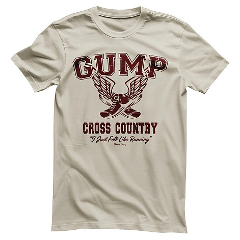 Forrest Gump tričko, Cross Country Khaki, pánske