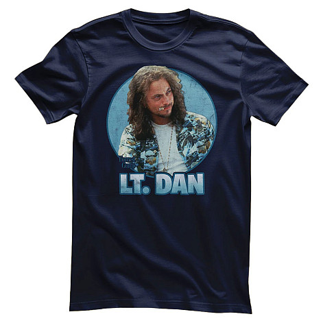 Forrest Gump tričko, Lt. DAN Navy Blue, pánske