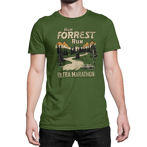 Forrest Gump tričko, Ultra Marathon Olive, pánske
