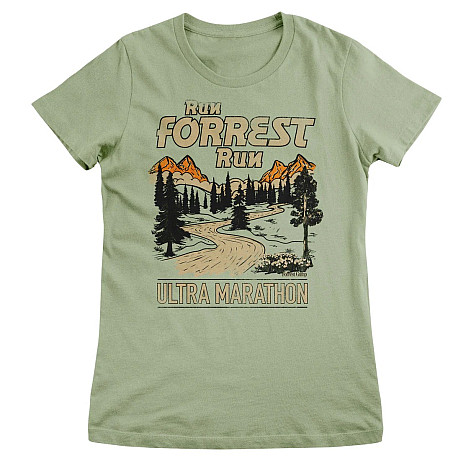 Forrest Gump tričko, Ultra Marathon Girly Pistachio, dámske