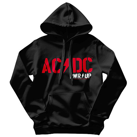 AC/DC mikina, PWR-UP Hoodie Black, pánska