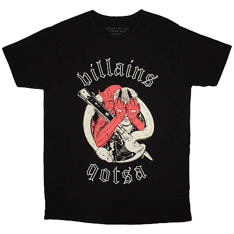 Queens of the Stone Age tričko, Villains Black, pánske