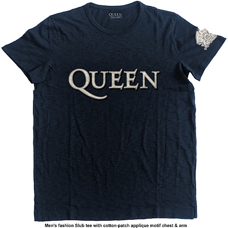 Queen tričko, Logo & Crest App, pánske