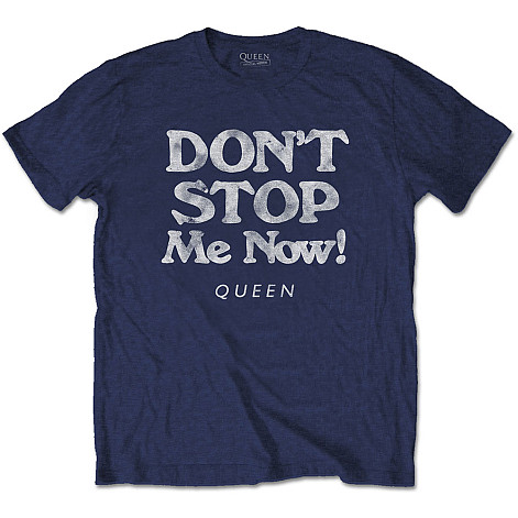 Queen tričko, Don´t Stop Me Now Dark Navy Blue, pánske