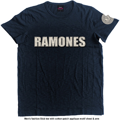 Ramones tričko, Logo & Seal Applique, pánske