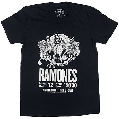 Ramones tričko, Belgique Black, pánske