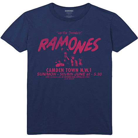Ramones tričko, Roundhouse Navy Blue, pánske