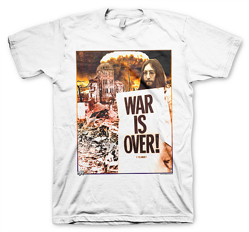 John Lennon tričko, War Is Over, pánske
