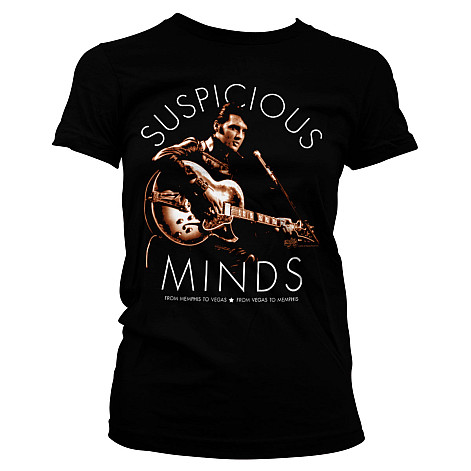 Elvis Presley tričko, Suspicious Minds, dámske