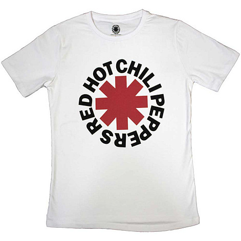 Red Hot Chili Peppers tričko, Classic Asterisk White, dámske