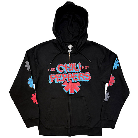 Red Hot Chili Peppers mikina, Shock Logo Zipped Black, pánska