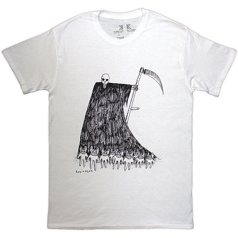 Radiohead tričko, Grim Reaper Organic White, pánske
