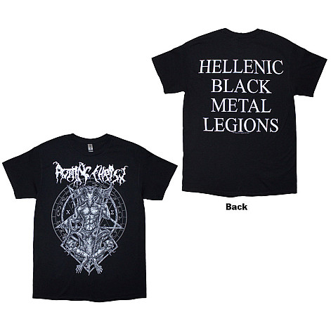 Rotting Christ tričko, Hellenic Black Metal Legions BP Black, pánske