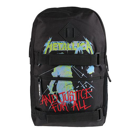 Metallica skate batoh PES 45x28x11 cm, And Justice For All Black