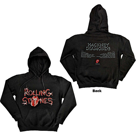 Rolling Stones mikina, Hackney Diamonds Glass Logo BP Black, pánska