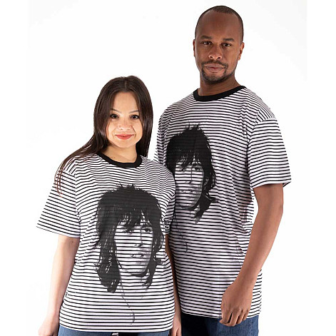 Rolling Stones tričko, Keith Striped Black & White, pánske