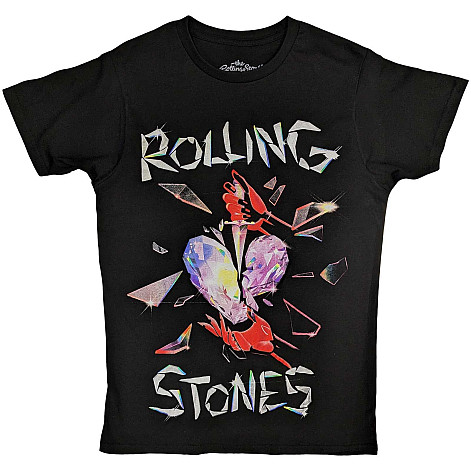 Rolling Stones tričko, Hackney Diamonds Heart Black, pánske